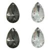 Imitation CRYSTALLIZED™ Crystal Pendants, Teardrop, faceted Approx 1mm 