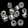 Silver Lined Glass Seed Beads, Rondelle, silver-lined, translucent Approx 1.5mm 