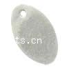 Sterling Silver Tag, 925 Sterling Silver, Flat Oval, plated Approx 1mm 
