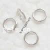 Sterling Silber geschlossenen Sprung Ring, 925 Sterling Silber, Kreisring, plattiert, keine, 7x7x0.8mm, 1000PCs/Tasche, verkauft von Tasche