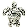 Animal Brass Beads, Turtle, plated Approx 2mm 