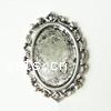 Zinc Alloy Cabochon, Oval, plated 