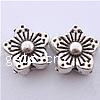 Zinc Alloy Flower Beads, Star, plated Approx approx 2mm 
