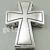 Thailand Sterling Silver Pendants, Cross Approx 3mm 