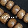 Lackiertes Holz Perlen, Rondell, Spritzlackierung, 17x21mm, Bohrung:ca. 3mm, Länge:30 ZollInch, 47PCs/Strang, verkauft von Strang