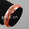 Lampwork Cuff Bangles, gold sand Approx 55mm .5 Inch 