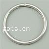 Clés anneau en acier inoxydable , Acier inoxydable 304, couleur originale 2mm Vendu par sac