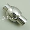 Round Stainless Steel Magnetic Clasp, 316 Stainless Steel, original color Approx 4mm 