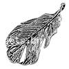 Zinc Alloy Feather Pendants, plated Approx 3.5mm 