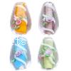 Handmade Lampwork Beads, Teardrop, with flowers pattern & stripes pattern, more colors for choice, 16x10mm, Sold by PC