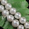 Round Cultured Freshwater Pearl Beads, natural  Grade AA, 9-10mm 