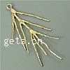 Brass Pendant Findings, Branch, plated Approx 2mm 
