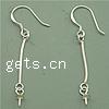 Sterling Silver Hook Earwire, 925 Sterling Silver, Snake, plated, snake chain 