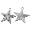 Zinc Alloy Star Pendant, plated Approx 3.2mm 
