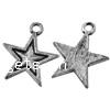 Zinc Alloy Star Pendant, plated Approx 1mm 