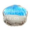 Enamel Zinc Alloy European Beads, Oval, plated, without troll & large hole nickel, lead & cadmium free Approx 4mm 
