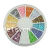 Plastic Sequin Beads, Star, mixed colors 