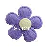 Mode Dekoration Blumen, Baumwollsamt, keine, 25x3mm, 500PCs/Tasche, verkauft von Tasche