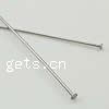 Stainless Steel Headpins, 316 Stainless Steel, original color Approx 