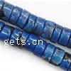 Dyed Natural Turquoise Beads, Dyed Turquoise, Flat Round, blue, 9-10mm Approx 1mm .7 Inch 