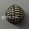CCB Plastic Beads, Copper Coated Plastic, Round, plated lead & nickel free Approx 3mm 