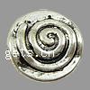 Zinc Alloy Flat Beads, Flat Round, plated Approx 1mm, Approx 