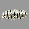 Zinc Alloy Flat Beads, Oval, plated Approx 1.5mm, Approx 