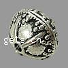 Filigree Zinc Alloy Beads, Rondelle, plated Approx 2.5mm 