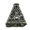 Zinc Alloy Cone Beads, Triangle, plated Approx 2mm 