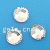 Rhinestone Cabochon, Flat Round, faceted Grade A 