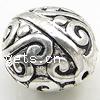 Zinc Alloy Flat Beads, Oval, plated Approx 1.5mm 