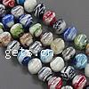 Plated Lampwork Beads, Nuggets, mixed colors Approx 2mm .5 Inch 