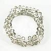 Rhinestone Crystal Bracelets, with rhinestone & , Crystal, 8-12mm .5 Inch 