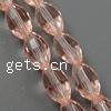 Imitation CRYSTALLIZED™ Oval Beads, Crystal, faceted .1 Inch 