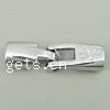 Zinc Alloy Leather Cord Clasp, plated Approx 5mm 
