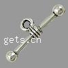 Zinc Alloy Toggle Clasp Findings Approx 2.5mm 