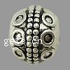 Filigree Zinc Alloy Beads, Rondelle, plated Approx 2mm 