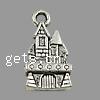 Zinc Alloy Building Pendants, plated cadmium free Approx 1mm, Approx 