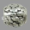 Zinc Alloy European Beads, Drum, plated Approx 5mm 