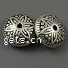 Zinc Alloy Jewelry Beads, Rondelle Approx 1mm 