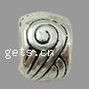 Zinc Alloy European Beads, Rondelle, plated Approx 5mm 
