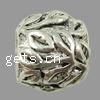 Zinc Alloy European Beads, Drum, plated Approx 4mm 