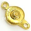 Brass Snap Clasp, plated Approx 1mm 