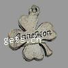 Zinc Alloy Message Pendants, Leaf, plated cadmium free Approx 0.5mm, Approx 