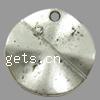 Zinc Alloy Tag Charm, Nuggets, plated cadmium free Approx 1mm 