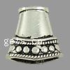 Zinc Alloy Cone Beads, Trapezium, plated Approx 