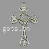 Zinc Alloy Cross Pendants, Crucifix Cross, plated Approx 3mm, Approx 