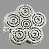 Zinc Alloy Flower Beads lead & cadmium free Approx 2mm 