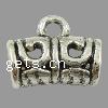 Zinc Alloy Bail Beads, Dome, plated cadmium free Approx 2mm 