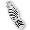 Sterling Silver Shoes Pendants, 925 Sterling Silver, plated 
